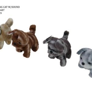 Walking Plush Cat Toy with Sound