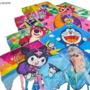 Colorful Cartoon Character Kids Flying Kite