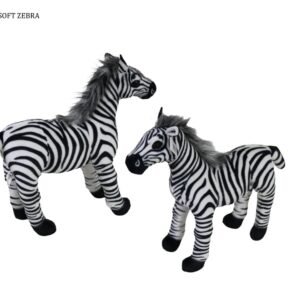 Soft Plush Zebra Toy Set