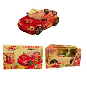 Romantic Girl Convertible Doll Car