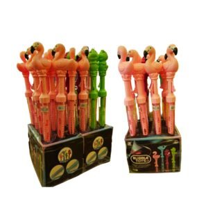 Flamingo Bubble Wand Toy Set