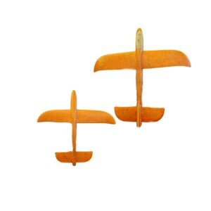 Orange Foam Glider Airplane Toy