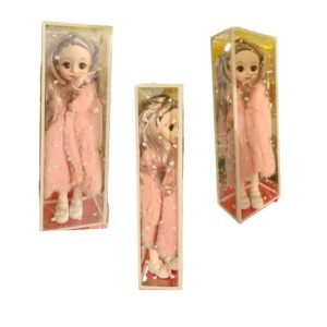 Pink Plush Fashion Doll Gift Box
