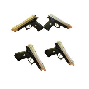 Metallic Toy Pistol Play Set